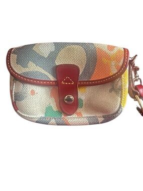 Dooney & Bourke Rare Limited Edition Paint Splatter Wristlet.